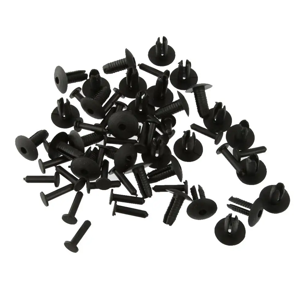 30pcs Auto Fastener Clips Door Trim Panel Retainer Fastener Clip for BMW E30 E36 E46 E39 E38 Z1 Push Retainer Pin Rivet Bumper