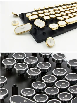 

OEM highly mechanical keyboard keycap plating retro steampunk keycap personality PBT color keycap multicolor optional,PKJM-1