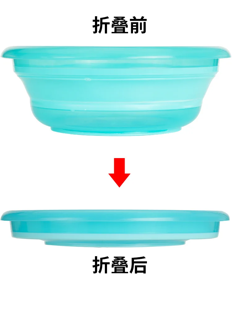 

Foldable Fishing Gear Basin Portable Bait Tray Fishing Bait Box Fishing Supplies Angling Equipment Bait Bait-blending Pots