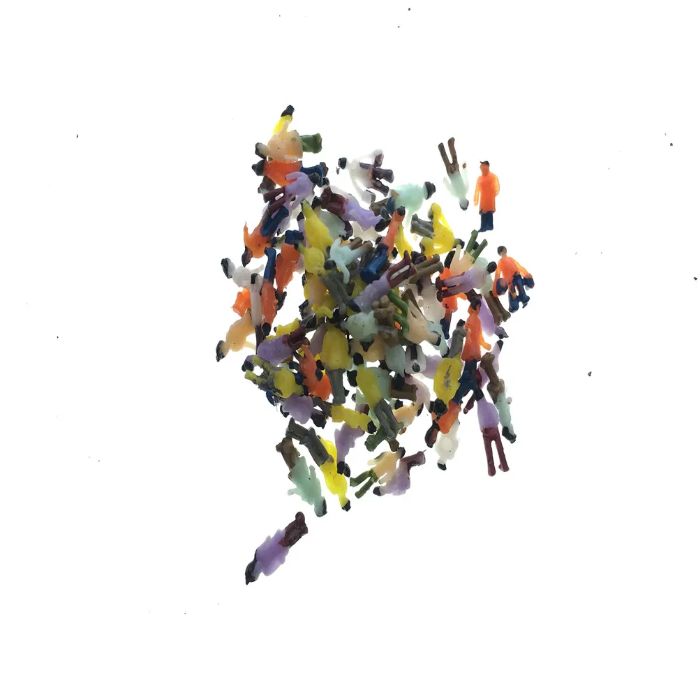 100pcs 1/150 Scale Building Model People Figures Painted Toys For Diorama Miniature Architecture Model Making 200pcs Mannequin - Image 2