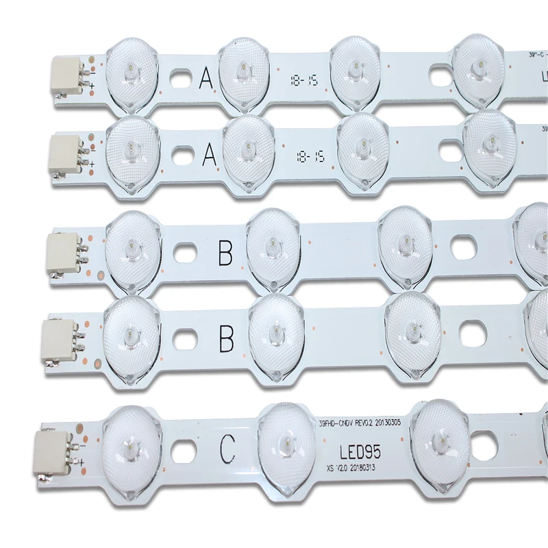 

New LED backlight strip 40" 39" NDV REV1.0 ABC For TOSHIBA 40L3433DG VESTEL VES390UNDC-01 VES400UNDS-01 VES400UNDS-02
