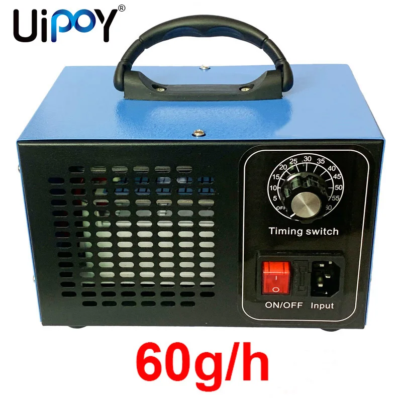 Generador de ozono de 60 g/h, purificador de aire O3, filtro esterilizador, desinfección, esterilización, elimina el olor, Ozonizador