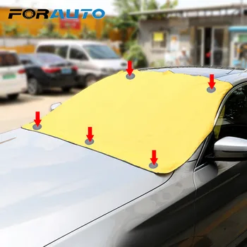 

Automobile Magnetic Sunshade Cover Car Windshield Snow Sun Shade Waterproof Protector Cover 1pcs Car Front Windscreen Cover