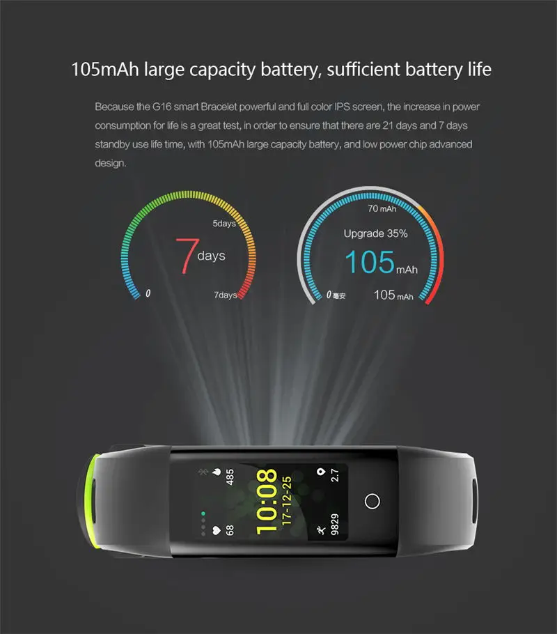 MOCRUX 2018 Smart Bracelet Wristband       - Smartband Sport Watch ios android IOS (11)