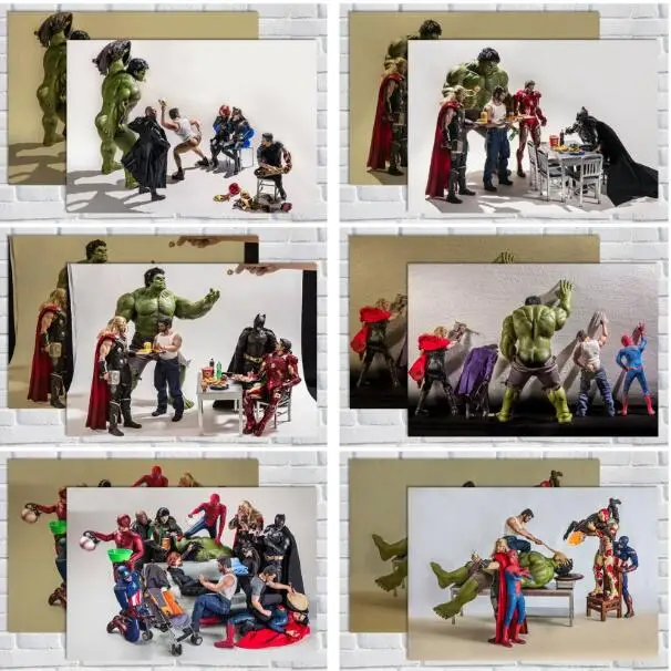 

MARVEL DC movie poster super hero alliance private life funny 1