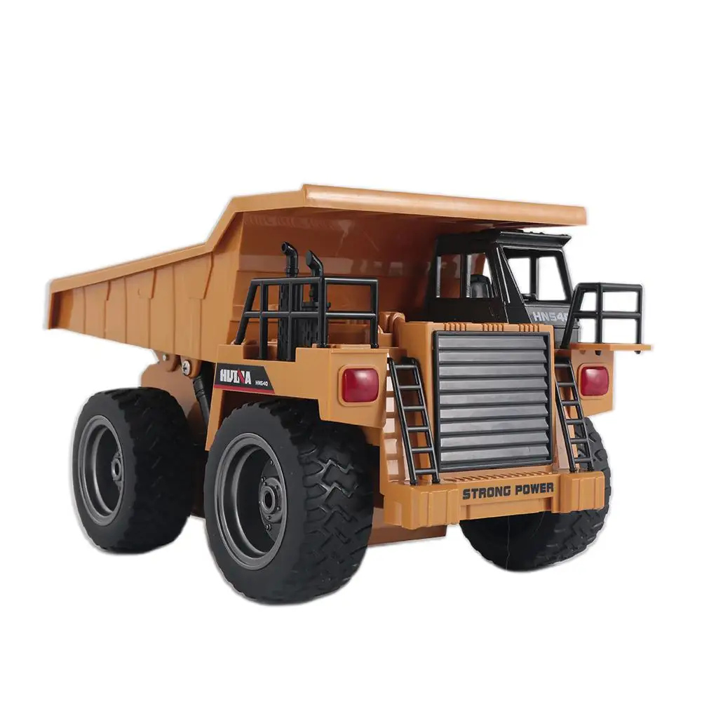 Kuulee RC инженерный автомобиль игрушки 1540 шесть каналов 1/18 RC металлический самосвал зарядка RC модель автомобиля игрушка
