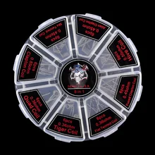 Demon Killer 8в1 проволока, Предварительно Построенная катушка Clapton Hive Tiger Quqd, плоская витая микс, скрученная Плавленая катушка Clapton Alien, 48 шт., ремонтная катушка