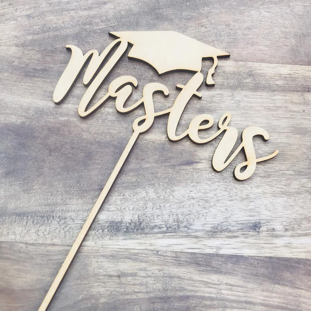 Personalized  Masters Graduation Cake Topper,Custom name Congrats Grad Graduation Cake Topper,Graduat from university cake decor (2)