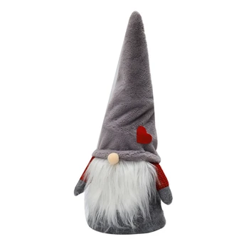 

Christmas Tree Topper Long Hat Swedish Tomte Gnome Santa Ornament Party Decor