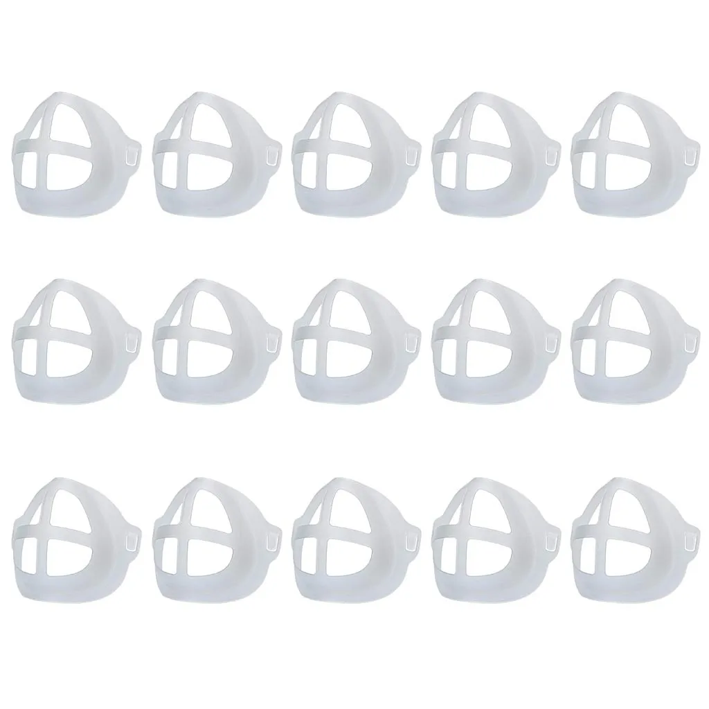 8/9/15Pcs Breathable Mouth Mask Support Breathing Assist Inner Cushion Bracket Food Grade Prevent Lipstick Off Holder | Тематическая