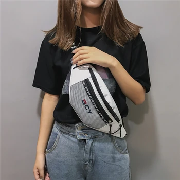 

AOTIAN Women's Waist Bag 2019 New Canvas Fanny Pack for Girls Outdoor Bum Bag Packs Fashion Sport Chest Shoulder Bag Belt #20