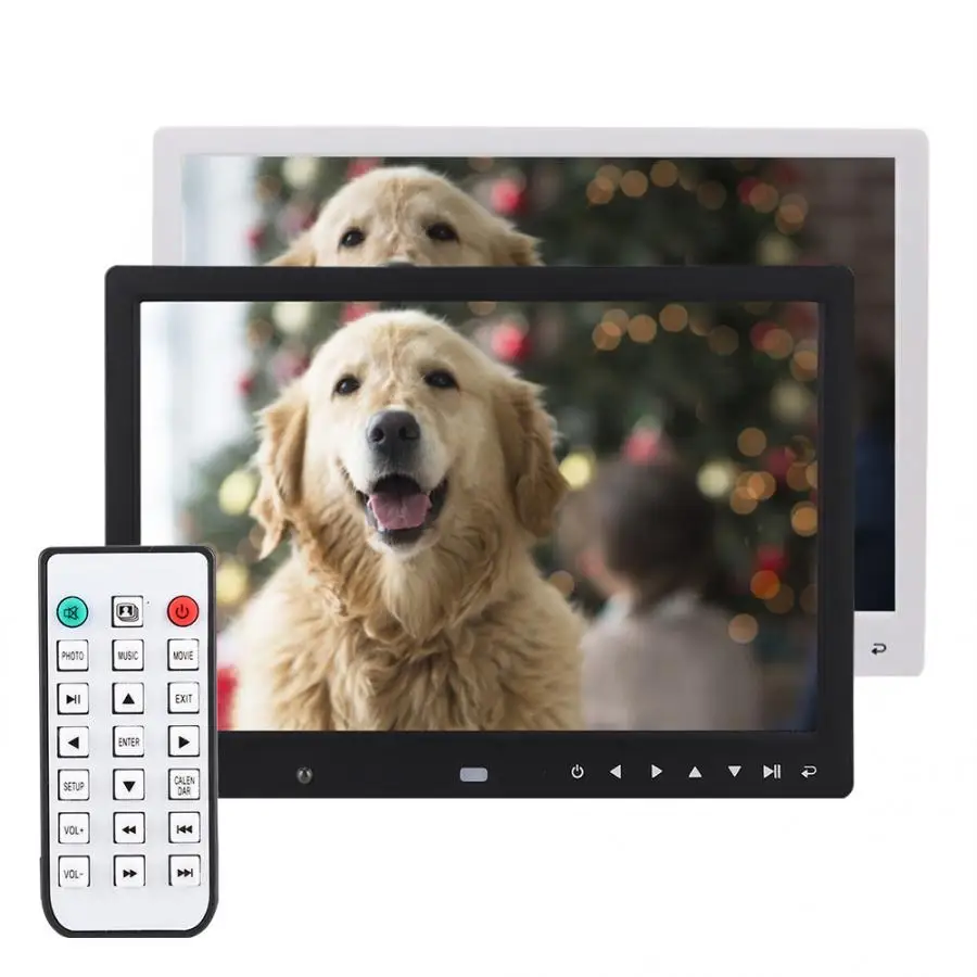 

12" HD Durable Multi-function Motion Detection Digital Photo Frame with Remote Controller For Cadre Photo Numerique