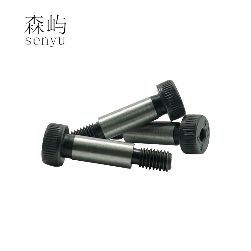 LuChang 5 Pieces 12.9 Alloy Steel Hexagon Socket Head Shoulder Screw Plug Screw Shaft Shoulder Limit Bolt
