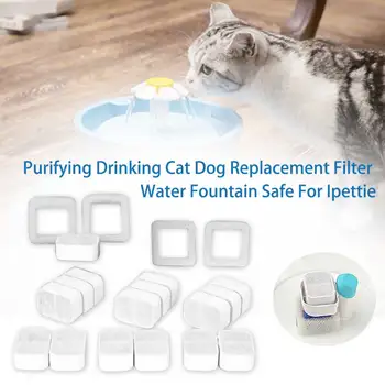 

Foam Water Fountain Pet Supplies Drinking Replacement Filter Dirt Remove Purifying Safe Activated Carbon Cat Dog For Ipettie