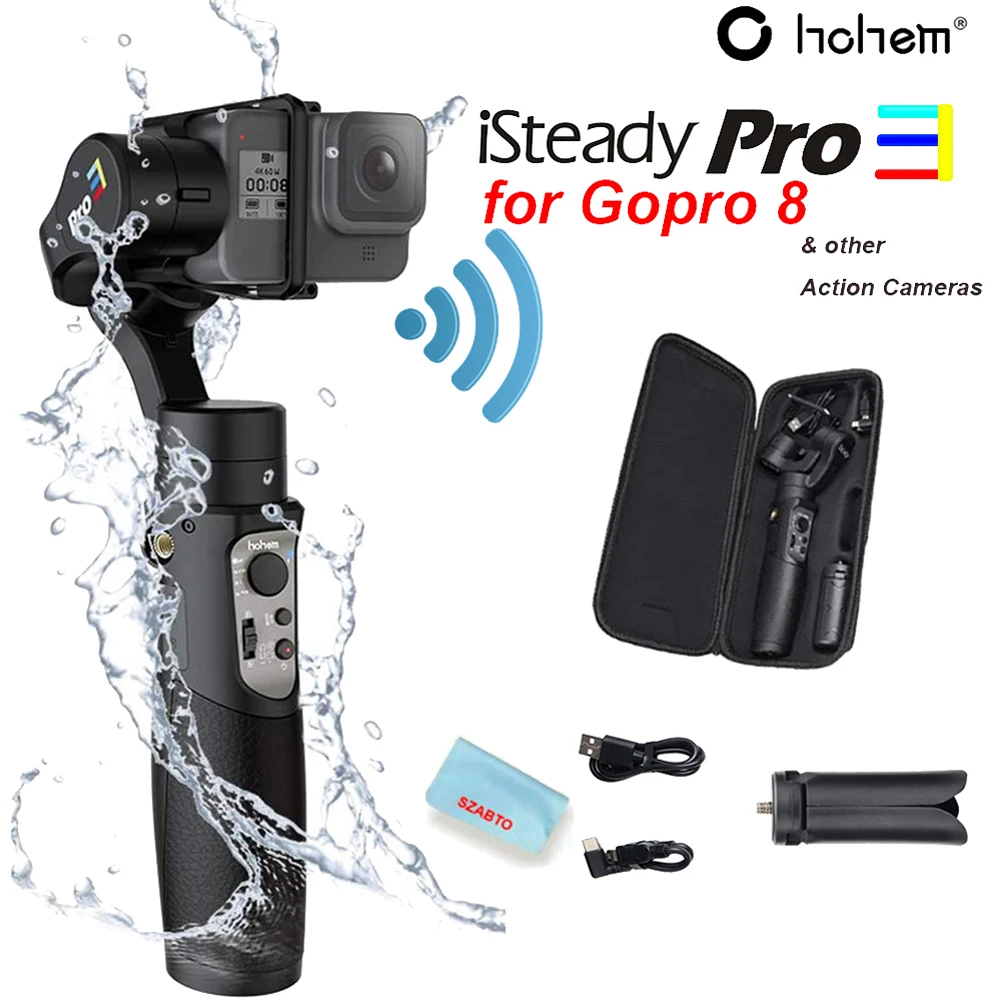Hohem iSteady Pro 3 3-Axis Handheld Gimbal Stabilizer for Action Cameras GoPro Hero  DJI OSMO Action Insta360 One R Sony RX0 YI