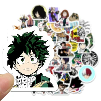 

1 Pack My Hero College Sticker Japanese Anime Cartoon Suitcase Computer Bike Scooter Graffiti Sticker Kids Toy