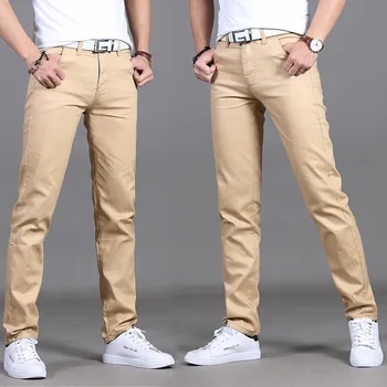 

2020 Spring/Summer Men's Casual Pants Slim Men's Mid-waist Straight Casual Pants Men's Pants