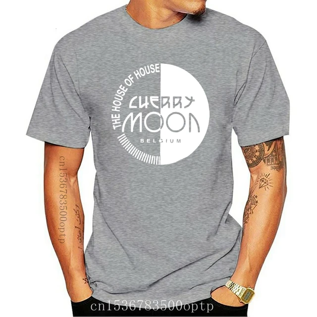 New 2021 Cherry Moon Belgian House Techno Music club-life T-SHIRT Unisex S - XXL grayMen