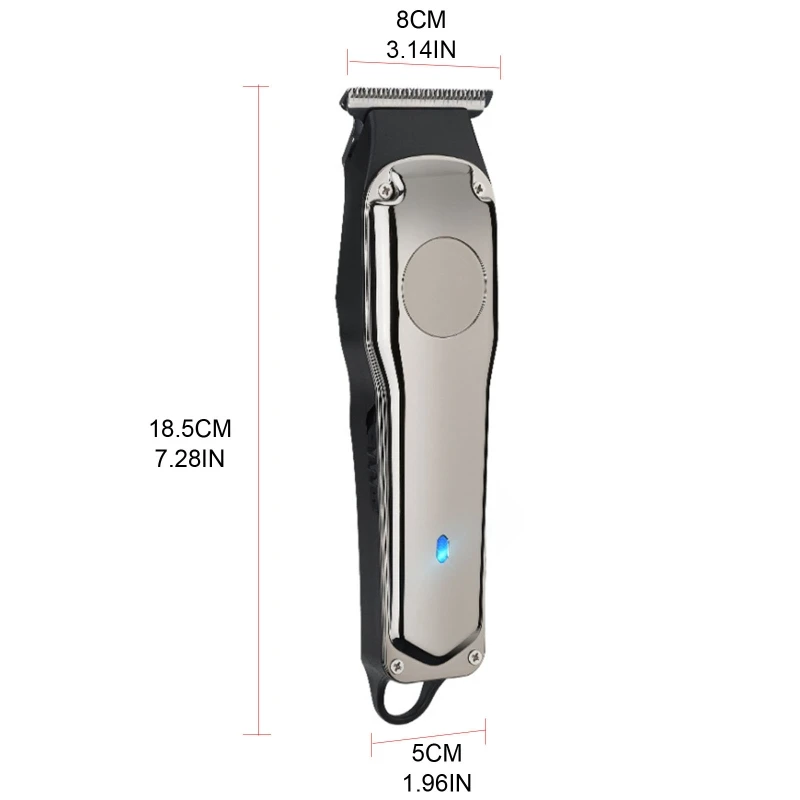 

Professional Hair Clippers Barber Haircut Cutter Rechargeable Razor Trimmer