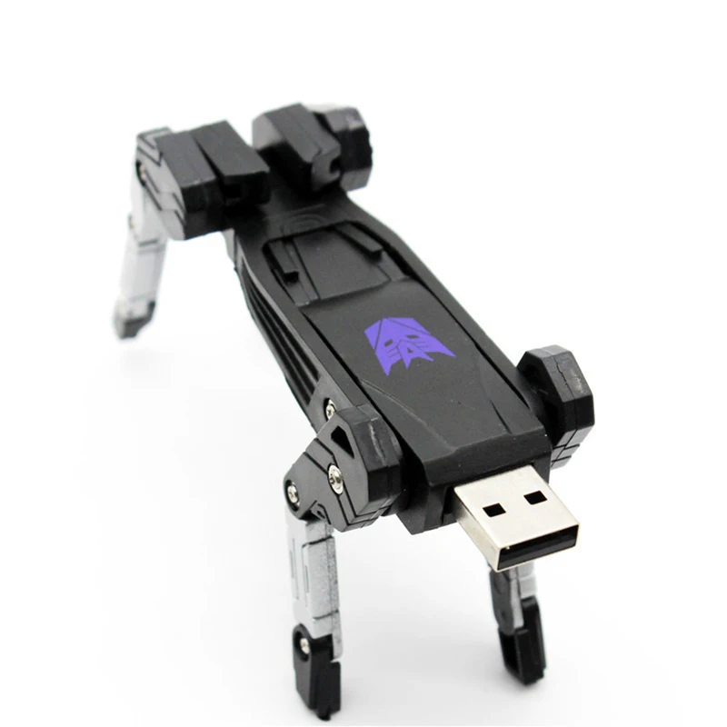 Robô da Transformação do Transfomer da Movimentação do Flash do Caráter Usb2.0 dos Desenhos Animados do Disco do Estilo Plástico do Brinquedo de Jaster u 4gb 64gb 16gb 32gb - Imagem 6