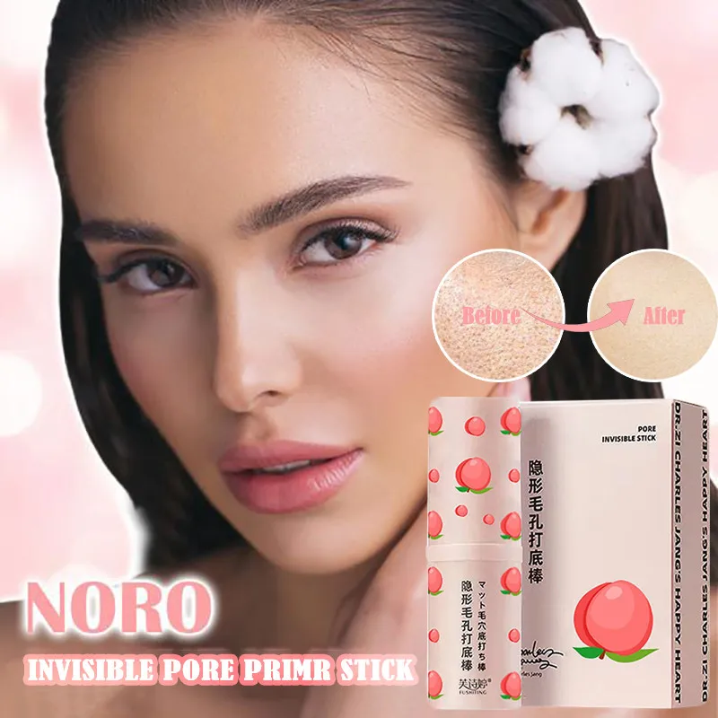 Invisible Pore Primer Stick Waterproof Face Primer Makeup Base Pore Eraser Stick Oilcontrol