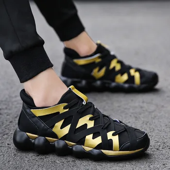 

new men women casual shoes High Top sports shoes boots Non-slip wear light breathable lovers running Outdoor travel shoes