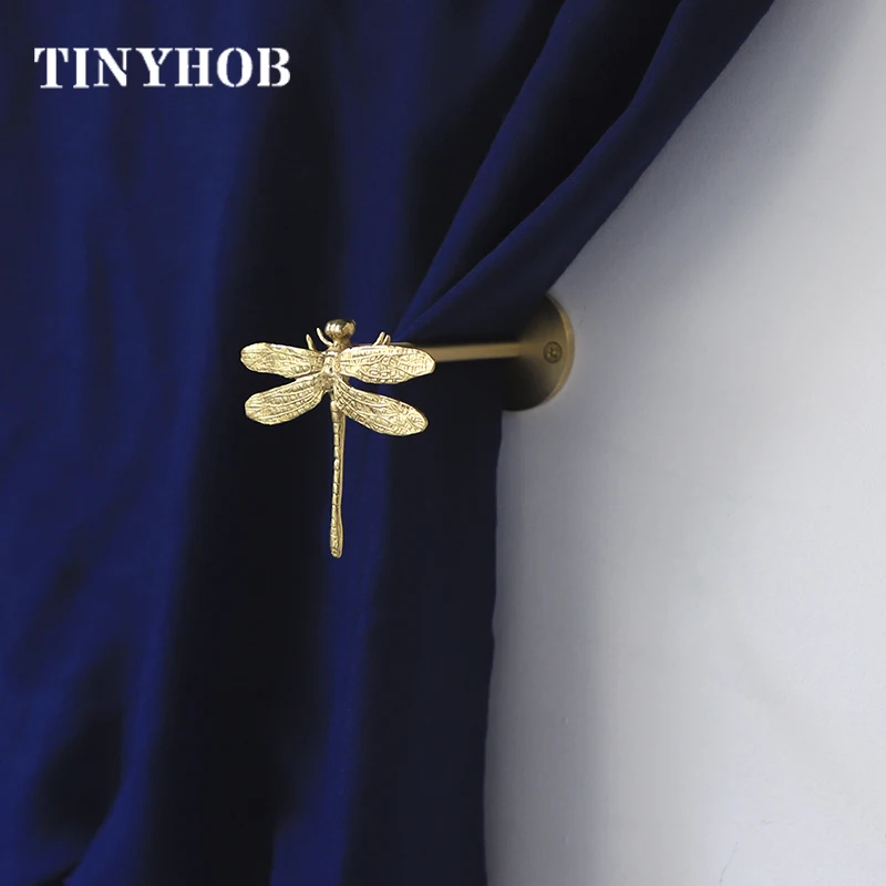 Dragonfly Angel Drapery Holdback Elk Head Curtain Hooks Wall Hook Curtain clip