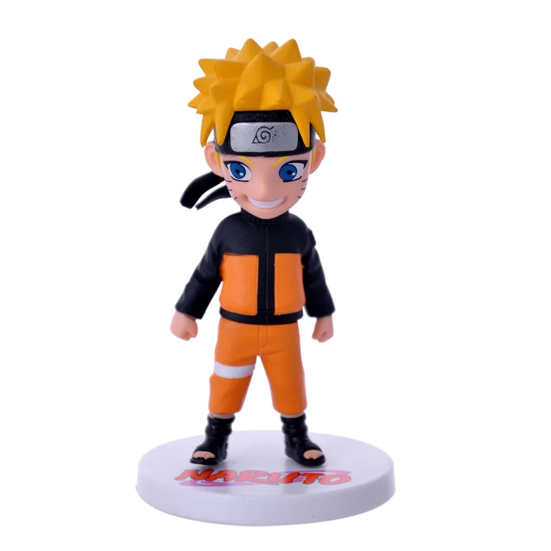 

Haledongman Naruto Anime Garage Kit 6-Doll Combos PVC Figurine with 3m Stickers Car Pendulum
