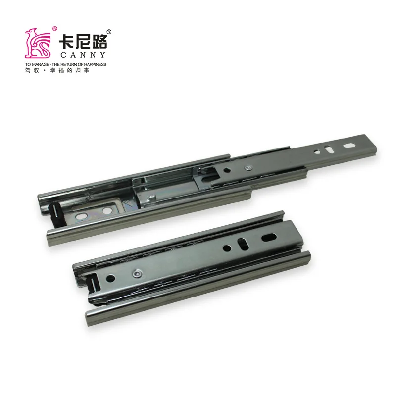 

Three Fold Slideway 5-Inch Steel Ball Guide Rail Drawer Slideway 3510 3 Rails 125mm Slide Makeup Gift Box