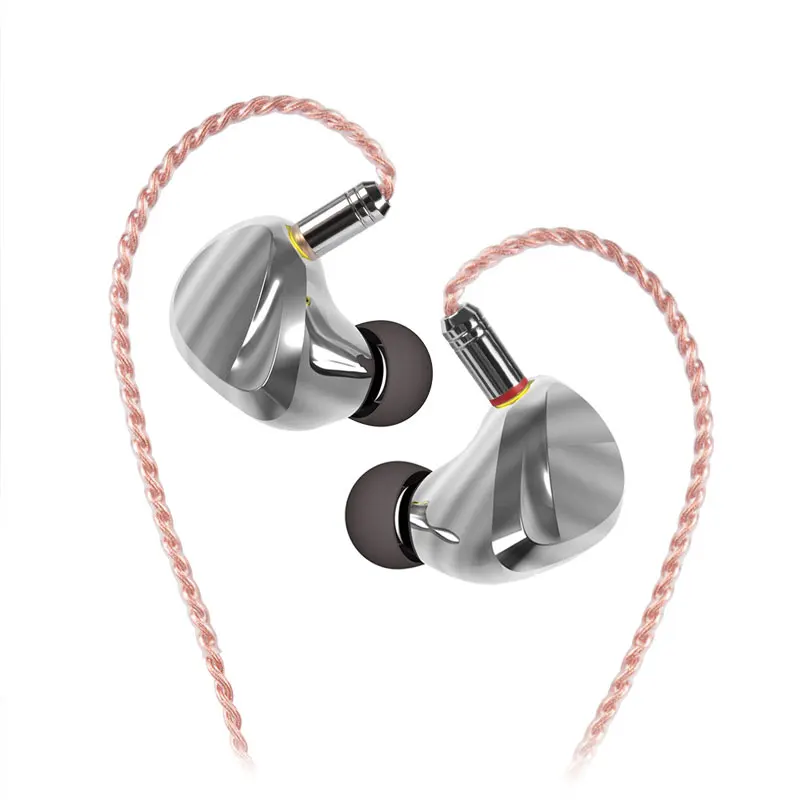 KB EAR TRI I3 In Ear Metal Earphone Dynamic Driver Blanced Armature Driver Unit HIfi Earbuds Music Headset With MMCX Connector - Цвет: KB TRI I3