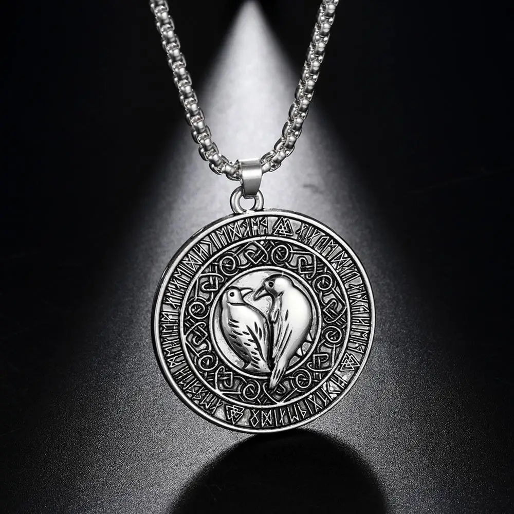 Fishhook Wicca норвежский викинг Руна Кроу уплотнение Северный талисман воин античные