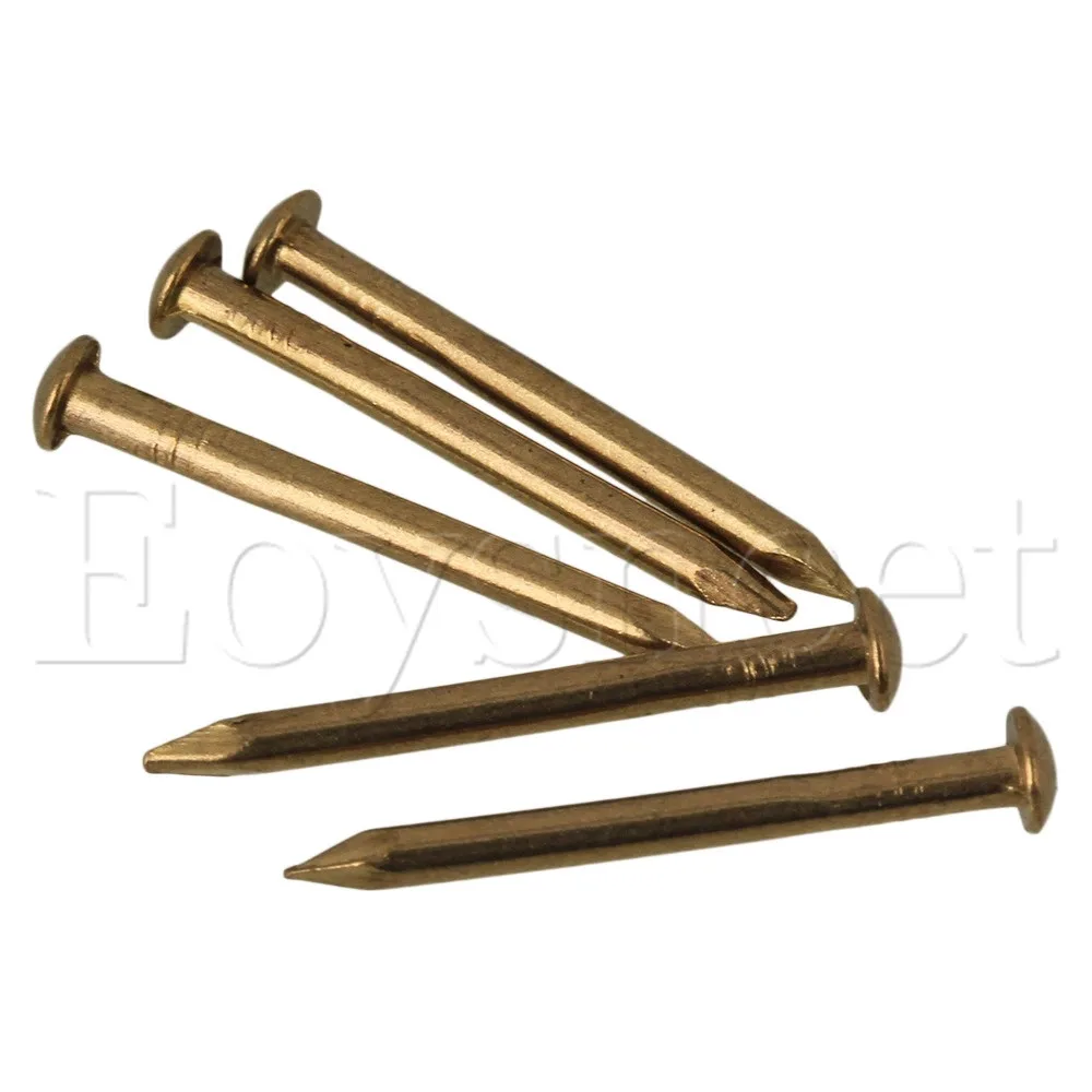 100 шт. латунные ногти из чистой меди с круглой головкой 18x2 8 мм|copper nails|brass nailround head