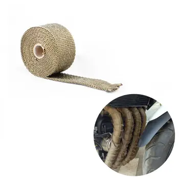 

5M Exhaust Systems Pipe Insulation End Pipe Tape Fireproof Cloth Heat Universal For Motorcycle Motocross Moto Dirt Bike
