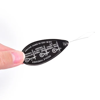 

1PCS/2pcs Aluminum Needle Threader Letter Hand Machine Stitch Insertion Sewing Tool