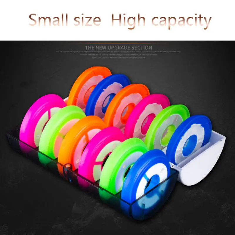 

12-axis Multilayer Portable Storage Drawer silica gelFishing Lijn Kronkelende Board As Bobbin Spoelen Tackle Box new