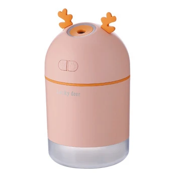 

400ML Ultrasonic Air Humidifier Aroma Essential Oil Diffuser for Home Car USB Fogger Mist Maker with LED Night Lamp