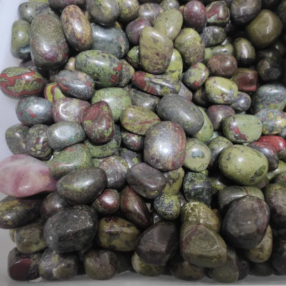 Drago Naturale Pietra Di Sangue Ghiaia Qualità Drago Pietra Di Sangue Pietra Di Cristallo Purificare Smagnetizzare Macerie Di Pietra Acquario Ornato E