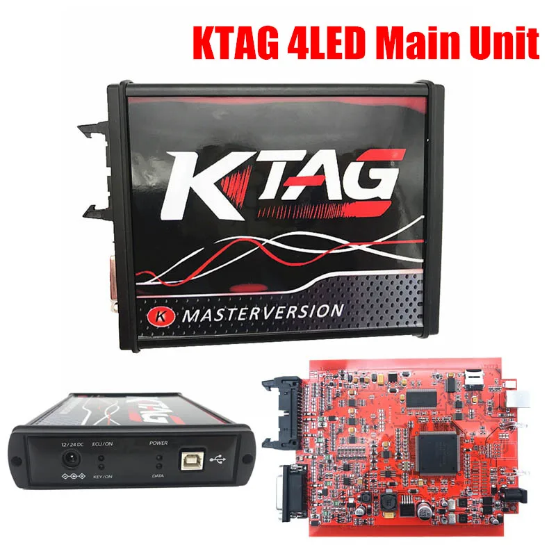 KTAG Main Unit KESS V2 V5.017 EU Red OBD 2 ECU Инструмент для программирования без маркера ограниченная версия V2.47 мастер версия для автомобиля грузовик чип Тюнинг Комплект KTAG 7,020 - Цвет: KTAG Main Unit