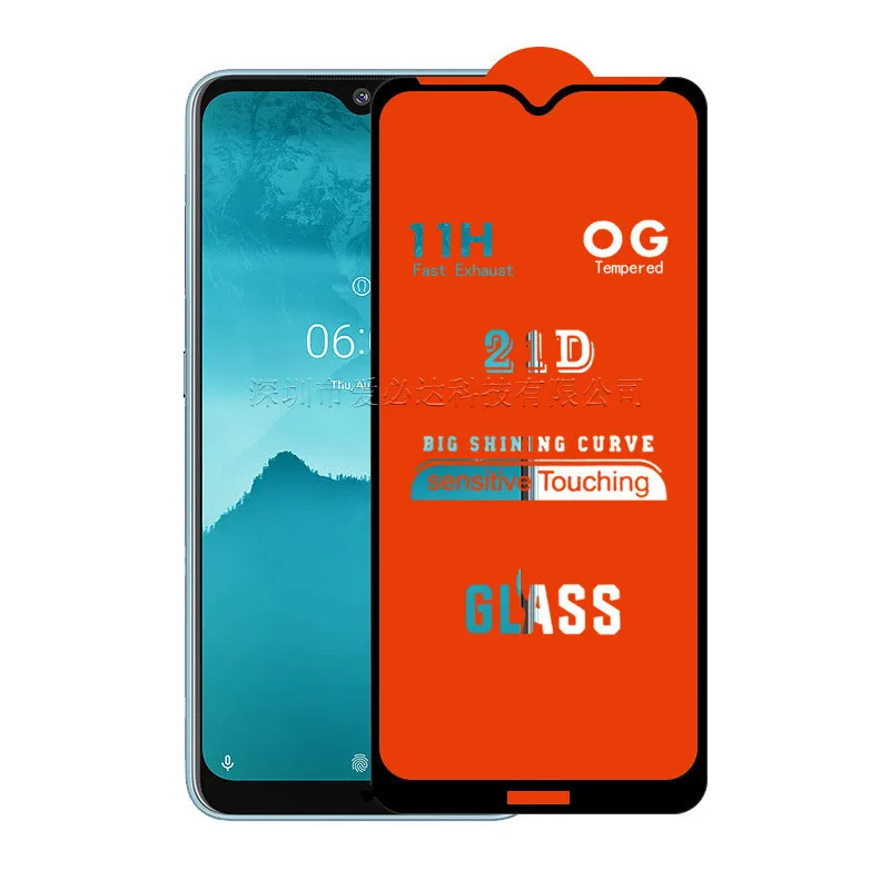21D Cell phone Tempered Glass Film FullCurved Screen Protector For Nokia 2.2 3.2 4.2 6.2 7.2 1.3 4.3 5.3 8.3 9.3 1.4 2.4 3.4 5.4 | Мобильные