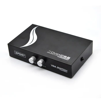 

15HDF 2-Port 2 IN 1 OUT Switcher Selector Box Two Way VGA Video Switch for PC Laptop Desktop Monitor TV VH99