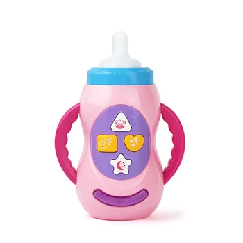 

New Arrival Funny LED Flashing simulation Baby music phone bottle with Music Baby educational toys without battery