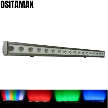 

LED Floodlight 18x3w Outdoor Wall Washer 3IN1 RGB Waterproof IP65 Chase Color LED Lamp Linear Bar Disco Party Club Lights