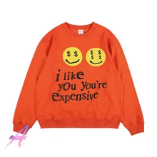 Aliexpress - Oversize Kanye West Sweatshirts Men’s Women’s 3d Foam Printing Smiley Face Pattern Pullover Kanye Casual Hiphop Sweatshirts