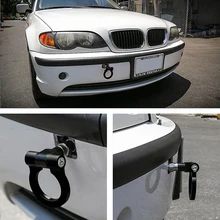 Алюминиевый сплав, крючки для прицепа, наклейка, украшение автомобиля, авто, Задний Передний прицеп, моделирование, Гоночное кольцо, буксировочные крючки для автомобиля