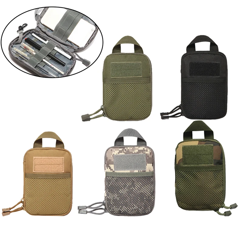 

Outdoor Military Tactical Waist Bag EDC Molle Tool Zipper Waist Pack Accessory Durable Belt Pouch