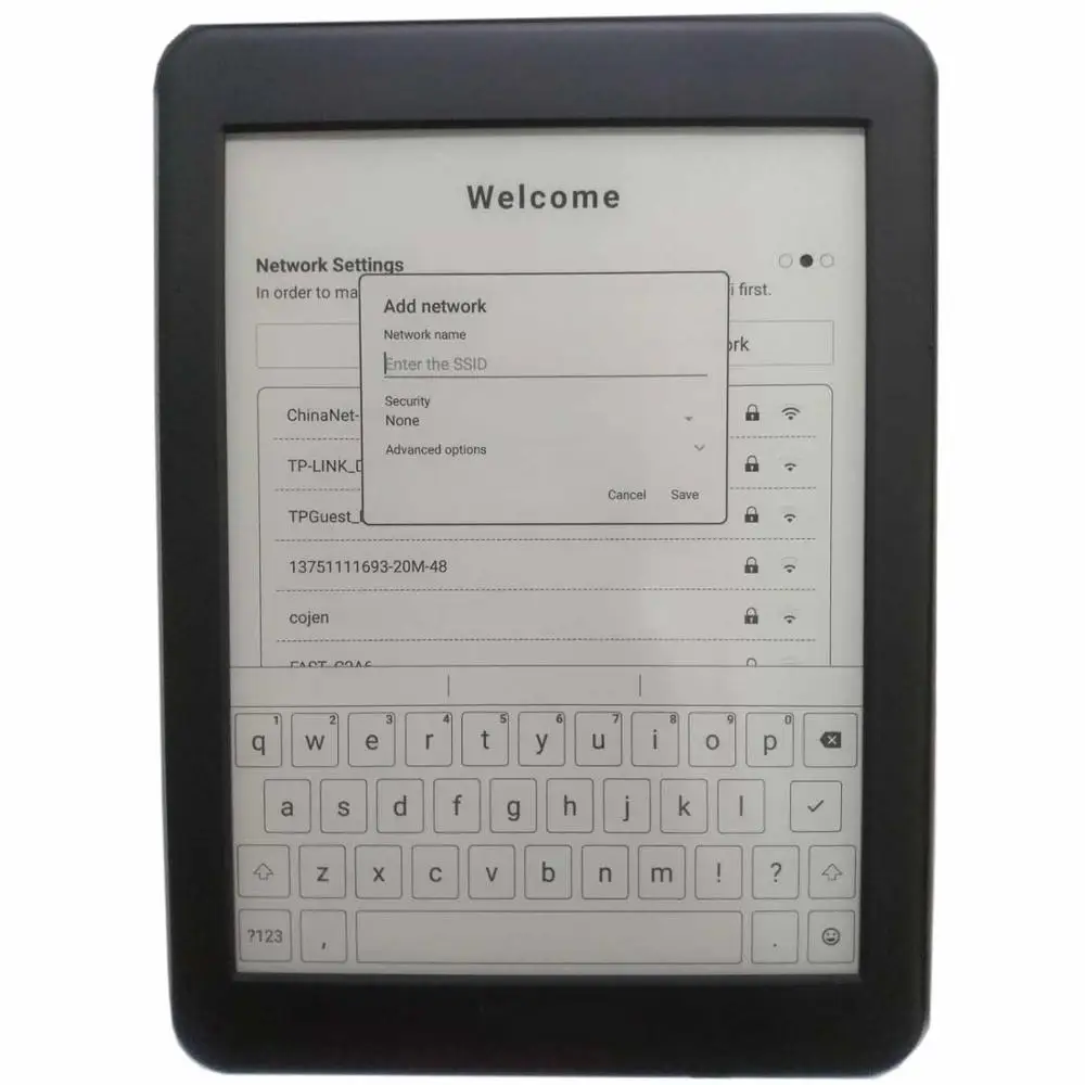  New 7.8 inch WiFi E Book Reader 16GB ROM+2GB RAM Octa-core 300PPI Touch HD Screen Bluetooth audio E
