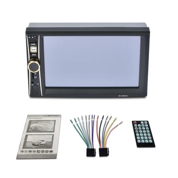

6.6 Inch Touch Screen Digital Stereo Radio Display Auto 2DIN In Dash Car MP5 MP3 Player 7 Color Backlight