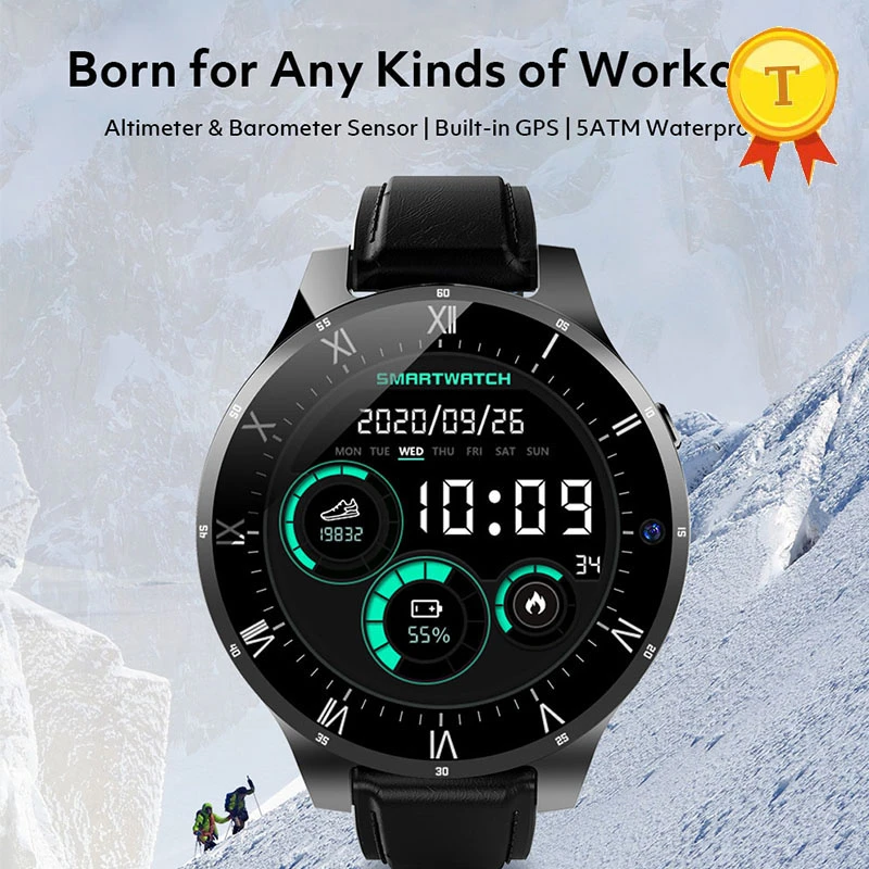 Buildin GPS 4g Lte Smart Watch Full Touch Screen Smartwatch With
