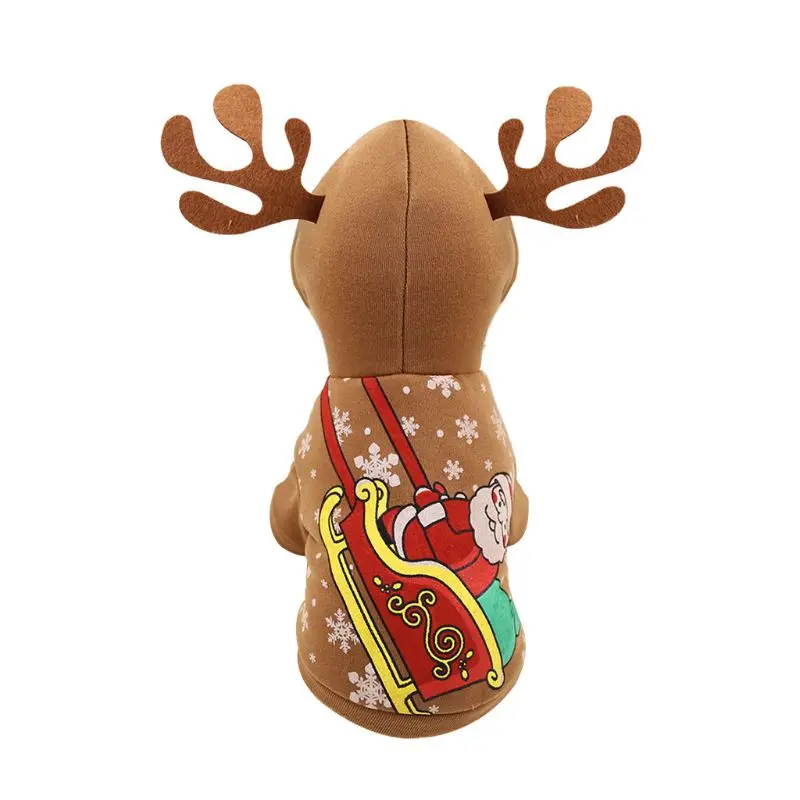 

Dog Cat Christmas Costume Autumn Winter Xmas Dress Up Decorated Funny Clothes
