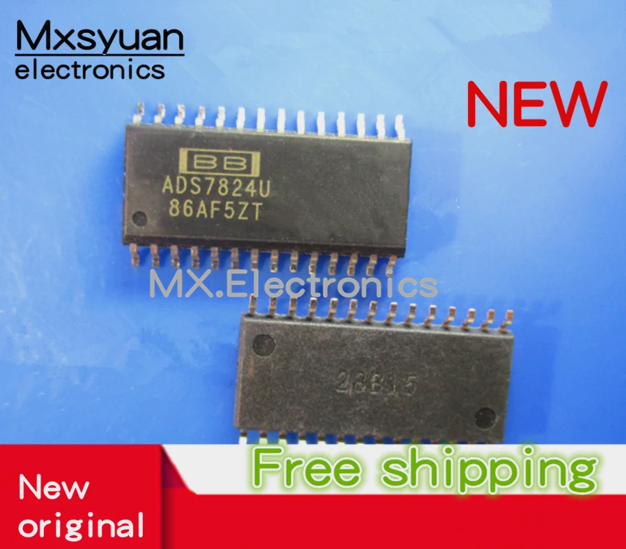 

1PCS Freeshipping ADS7824U ADS7824 SOP-28 New original A/D Converter